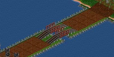 landbridges with route for ships