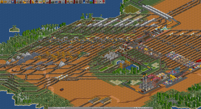 factory and refinery station serving over 750 trains.