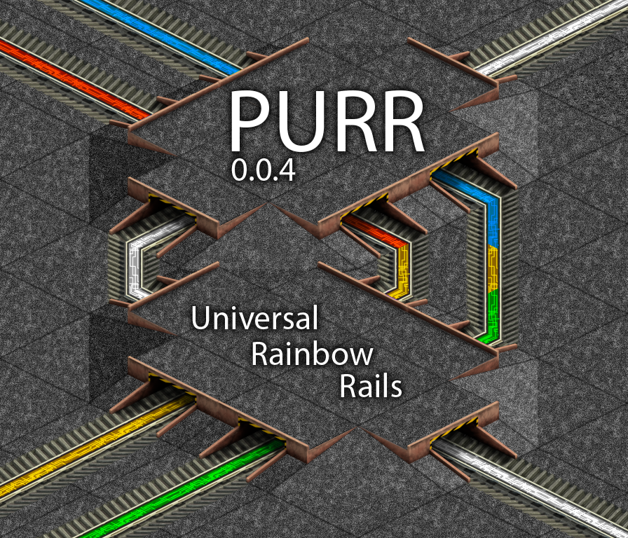 4 purr. Rail Rainbow friends.